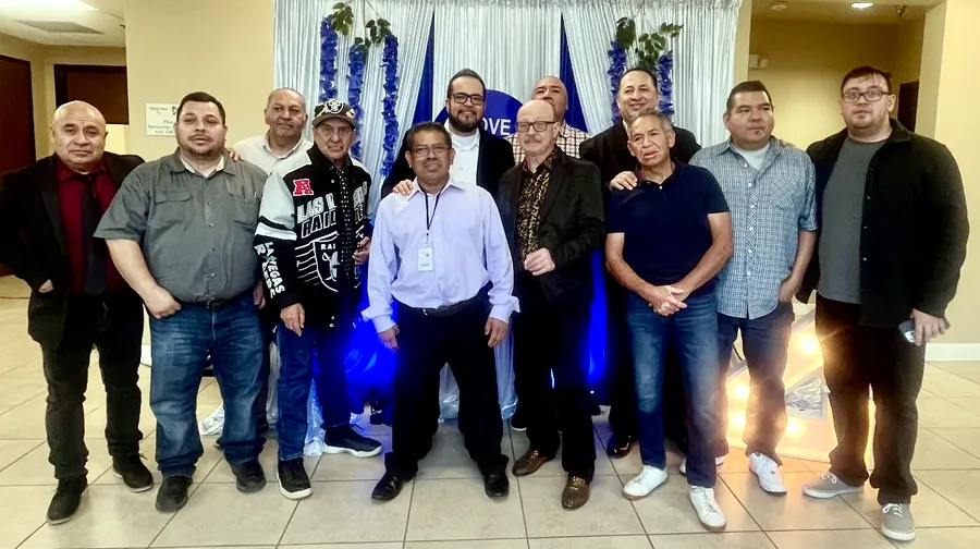Men of Love California Church at a men’s gathering